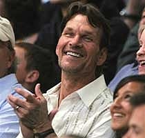 Hollywood actor Patrick Swayze