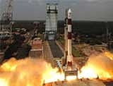 ISRO's Polar Satellite Launch Vehicle (PSLV)-C14 is launched from Satish Dhawan Space Centre SHAR in Sriharikota.