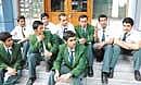 Class XII students of Bishop Cotton Boys High School debate the pros and cons of raising the bar for IIT admissions.  Dh