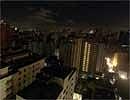 A general view of Sao Paulo during a blackout Tuesday  when the huge Itaipu hydroelectric dam suddenly went offline. AP