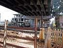Hindrance: The barricade which prevents the free movement of the residents of Sundar Nagar in Jalahalli. DH PHOTO