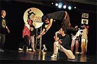 Attitude Speaks: B-boy battle in progress.
