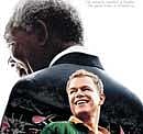 MEASURED AGAINST THE REAL:  Freeman and Matt  Damon in Invictus.