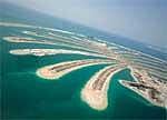 The palm-shaped islands near Dubai developed by Nakheel Properties, a division of state-owned Dubai World.
