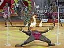 Tough Act: The African fire eater.
