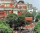 red alert A protest in Kolkata.