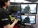 Tomorrows world: A RealView Deep-Screen, is demonstrated at the Consumer Electronics Show (CES) in Las Vegas. AP