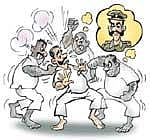 Jail staff get a taste of its own medicine