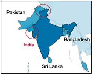 Games website shows distorted map of India