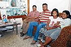 grieving Desmond, Shantha Kumar and daughters Nisha and Natasha. DH photos by Manjunath M S