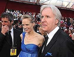 Nominee for Best Director James Cameron arrives at the 82nd Academy Awards at the Kodak Theater in Hollywood, California on Sunday. AFP