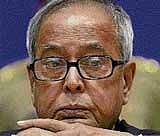 Finance Minister Pranab Mukherjee