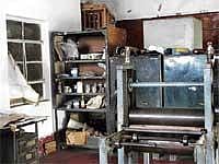 Forsaken: A view of the graphic studio at Ravindra Kalakshetra in Bangalore. DH Photo