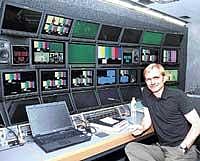 talented Chris Demeulemeester inside the vehicle. dh photos by dinesh s K