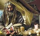 Spiritual path Devotees camp at a Christian cemetery in Lahore, before making their way to the shrine.
