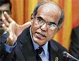 RBI Governor D Subbarao