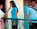 In this TV grab, Sania Mirza and Shoaib Malik are seen at the formers residence in Hyderabad on Saturday. PTI/Star News