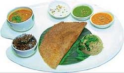 Nourishing: A South Indian breakfast.