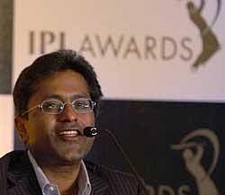 Indian Premier League commissioner Lalit Modi addresses a press conference anouncing 'IPL Awards' in Mumbai on wednesday. PTI