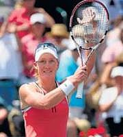Awesome show: Australias Samantha Stosur acknowledges the crowd after her win over Russias Vera Zvonareva. AFP