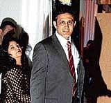 Cricketer Anil Kumble with wife Chethana arrive for the IPL Awards Night in Mumbai on Friday, which was boycotted by senior functionaries of the BCCI. PTI