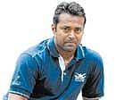 CAUTIOUS: Leander Paes. DH Photo by Manjunath MS