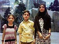 Siblings Nabeeha Mohammed Nasir, Suhaib Mohammed Nazeer and Bibi Sara from Bhatkal who were killed in the Mangalore air crash on Saturday. DH Photo