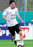 A nations hope: Argentina will rely heavily on Lionel Messis striking power to provide momentum to their campaign in the 2010 World Cup in South Africa . AFP