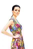 Clothes made from eco-friendly dyes and fibres.