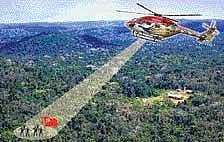 Few countries have access to the foliage-penetrating radar.