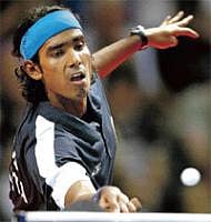 Master paddler: Sharath Kamal will be the cynosure when the table tennis competition gets under way.