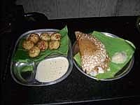 Crispy: Paddu and open dosa.