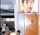 Lakshmi (inset), who was killed in an accident at JP Nagar in Bangalore on Sunday night. DH Photo