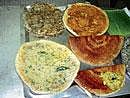 TEMPTING Different kinds of dosas.