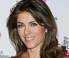 Actress Elizabeth Hurley