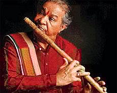 Maestro Hariprasad Chaurasia at a concert. IANS