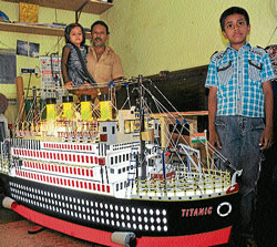 Mini Rocker Titanic Mini model of Titanic beckons