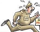 Rajasthan top cop is fugitive from the law