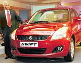 Maruti Suzuki India Ltd Executive Officer (Service) Pankaj Narula at the launch in Bangalore, on Thursday. DH Photo