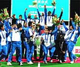 Newly crowned ASian Champions: Indian Hockey team
