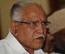 B S Yeddyurappa - File Photo