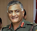 File photo of Indian Army chief General V.K. Singh