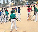 Students playing on the Palike public grounds