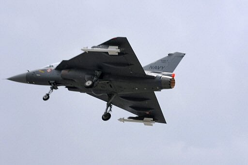 Bengaluru: Light Combat Aircraft Tejas during its maiden flight in Bengaluru on Friday. PTI Photo
