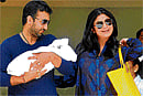 right naming Raj Kundra and Shilpa Shetty Kundra with their son Viaan.