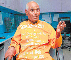 Do Gooder Omkar Nath collects medicines for the needy by going door-to-door.