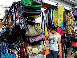 preferred choice A shopper at Tibetan Plaza.
