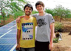 Yashraj Khaitan of Jaipur and his batchmate Jacob Dickinson of the US helped Rajasthan villages get power supply.