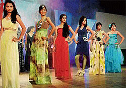 poised Participants pose during the fashion event.