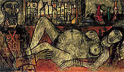 extraordinary F N Souzas Birth.